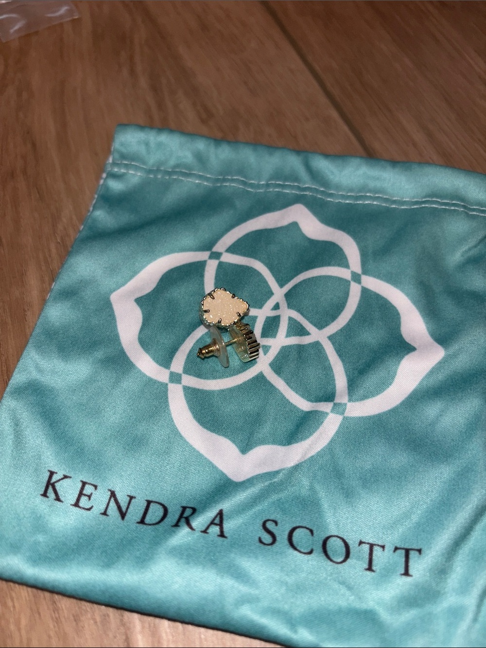 Kendra Scott Gold Drusy Earrings